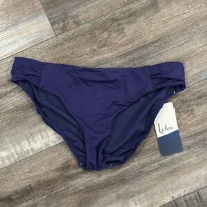 Leilani bikini bottom size 12 blue NWT
